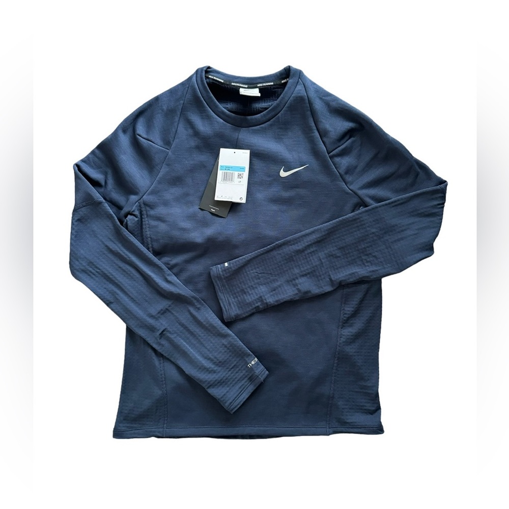 Men's Therma-FIT Repel Running Crew Size M Deep Blue